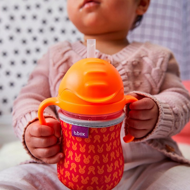 Bidon ze słomką, Orange Zing, b.box - obrazek 8