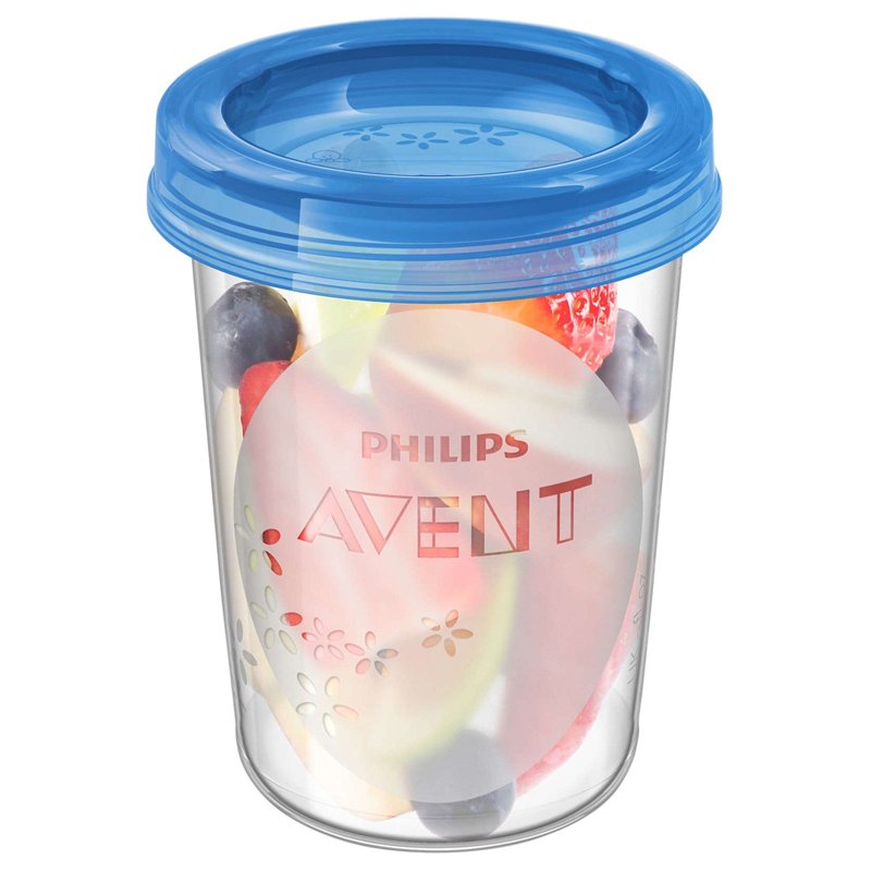Philips Avent Pojemniki Na Pokarm VIA 240ml +Pokrywki, 5szt - obrazek 2