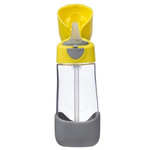 Bidon tritanowy ze słomką 450 ml, Lemon Sherbet - obrazek 2
