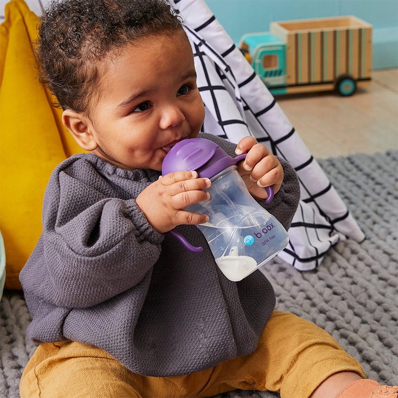 Bidon ze słomką, Grape - obrazek 4