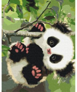 Malowanie Po Numerach, Słodka panda