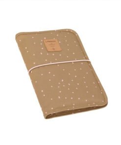 Przewijak podróżny z etui na akcesoria, Dots curry