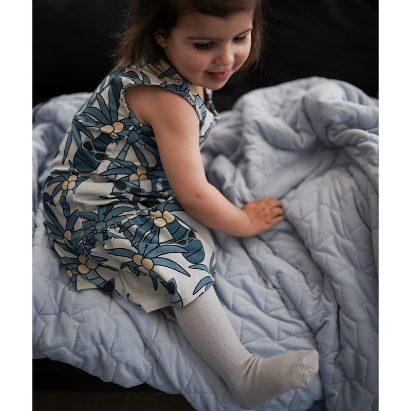 Rajstopy Dziecięce Bawełniane, Róż - obrazek 2