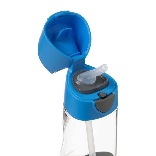 Butelka tritanowa ze słomką 450 ml, Blue Slate - obrazek 4