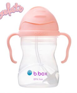 Bidon ze słomką 240 ml, Tutti Frutti, b.box