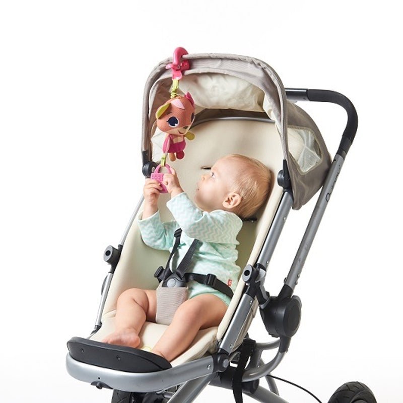 Zawieszka, wibrujący miś Izzi różowy, 0+m - obrazek 3