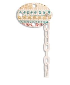 Klips do smoczka, Winter Collection, Biały