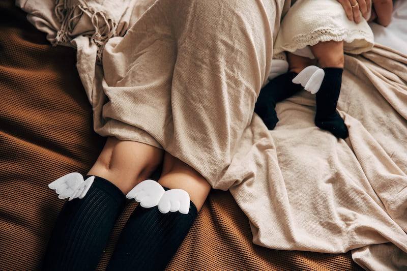 ANIOŁEK Podkolanówki, Czarny - obrazek 2