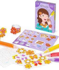 Eco-Friendly Zestaw do kolorowania piaskiem, Biżuteria, 5+