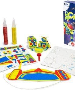 Eco-Friendly Zestaw do kolorowania magicznym piaskiem, Galaxy, 5+