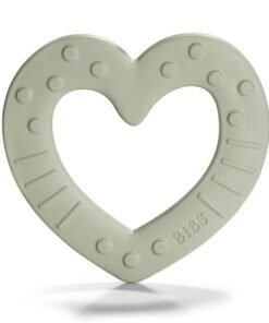 BIBS Baby Bitie Heart Gryzak - Sage