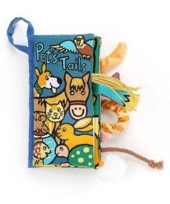 Książeczka Zwierzęta domowe z ogonkami, Pet's Tails, 21 cm, Jellycat