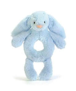 Królik Grzechotka, Bashful Blue Bunny, 18 cm
