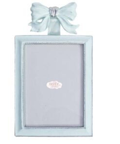 Ramka Baby z kokardą, niebieska