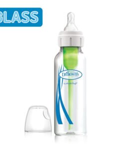 Natural Flow® Options + ™ Butelka antykolkowa Szkło dla niemowląt, 250 ml