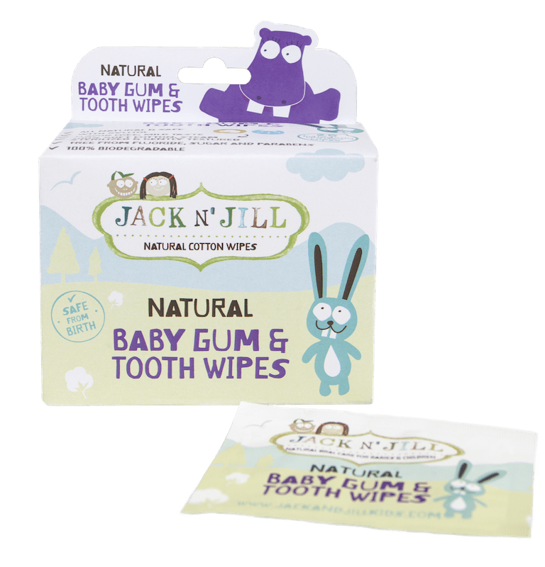 Naturalne chusteczki do mycia dziąseł niemowląt, 25 chusteczek, 0+m - obrazek 3