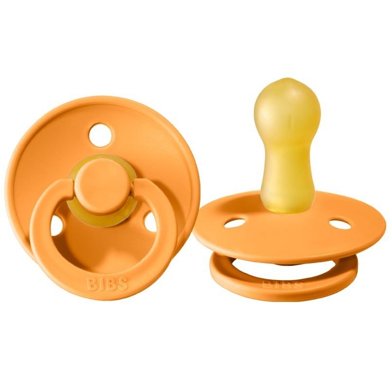 BIBS COLOUR Smoczek Uspokajający kauczuk Hevea, Apricot - obrazek 2