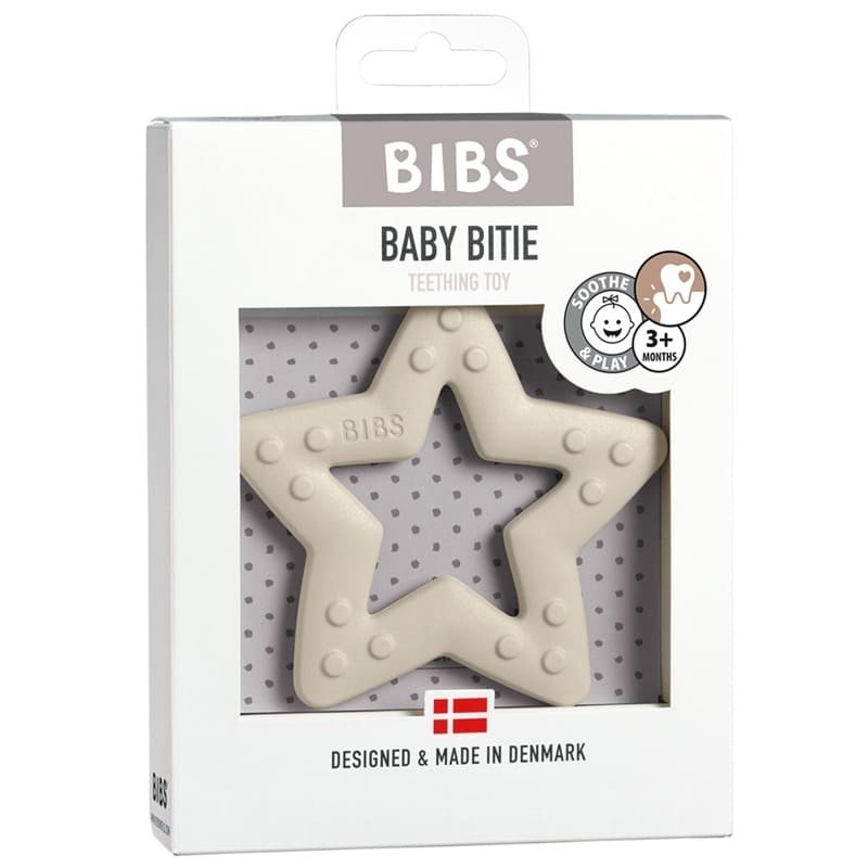 BIBS Baby Bitie STAR Gryzak - Ivory - obrazek 2