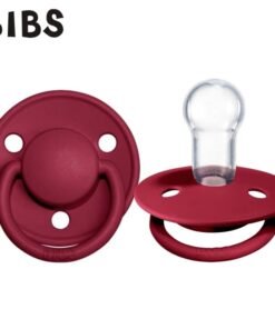 BIBS DE LUX Smoczek uspokajający silikonowy ONE SIZE, Ruby