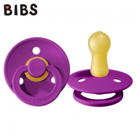 BIBS COLOUR Smoczek Uspokajający kauczuk Hevea, Orchid
