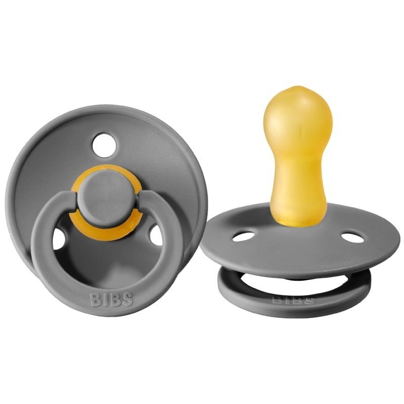 BIBS COLOUR Smoczek Uspokajający kauczuk Hevea, Smoke - obrazek 3