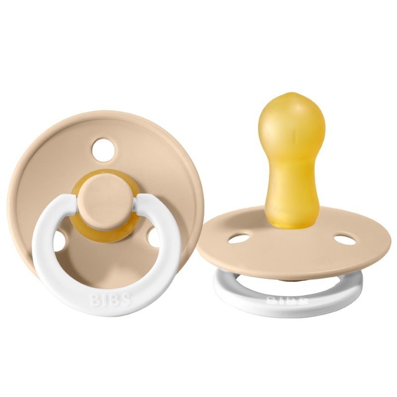 BIBS COLOUR Smoczek Uspokajający kauczuk Hevea, Vanilla Night Glow - obrazek 2