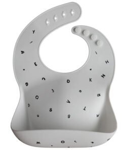 Śliniak Silikonowy, Letters White