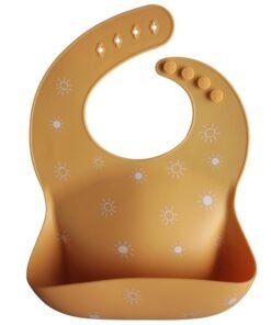 Śliniak Silikonowy, Sun Orange