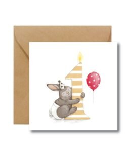 Kartka na pierwsze urodziny