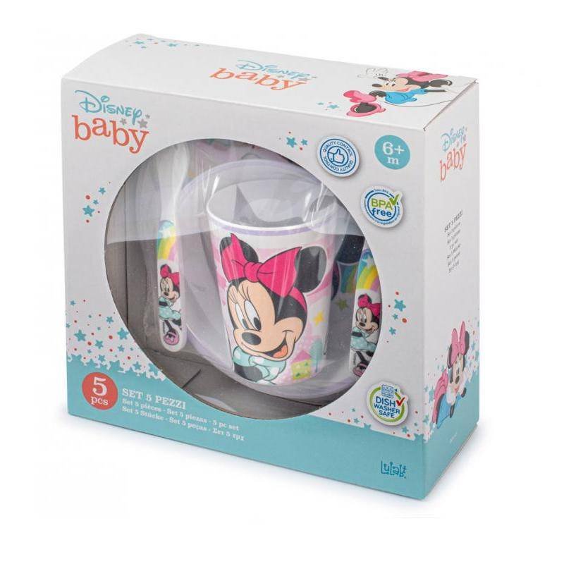 Zestaw naczyń dla dziecka myszka Minnie, 6m+ - obrazek 2