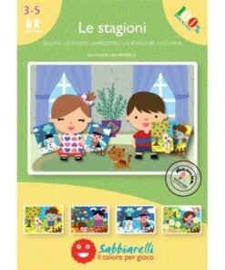 Album do kolorowani piaskiem, Pory Roku, 5+