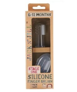 Szczoteczka Silikonowa na Palec do Czyszczenia Ząbków,  2-pack, 6-24+ m