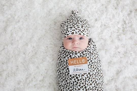 Lulujo Zestaw Kocyk + Czapka Gepard - obrazek 3