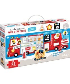 Puzzle Z dziurką wóz strażacki