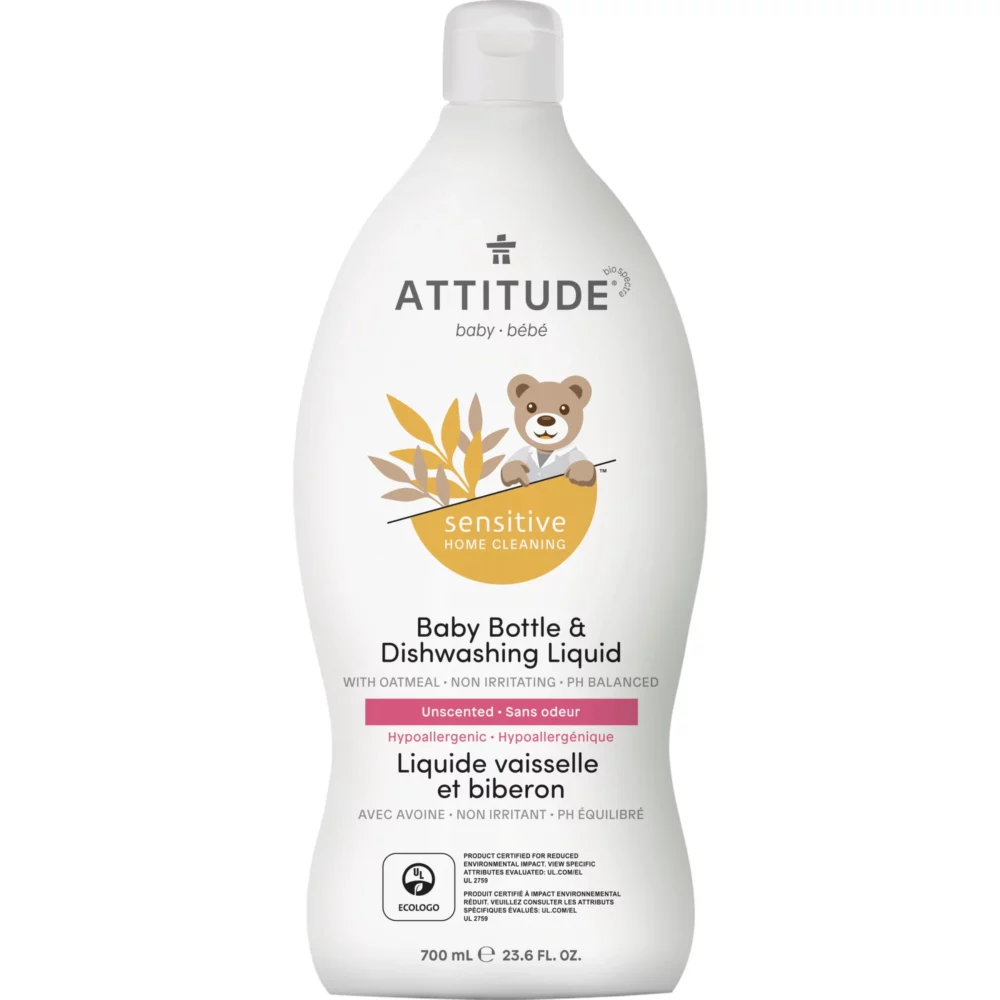 Sensitive Skin Baby, Naturalny płyn do mycia butelek i naczyń dla niemowląt, 700 ml 0+m