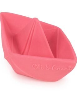 Oli & Carol Zabawka do Kąpieli Łódka Origami Pink