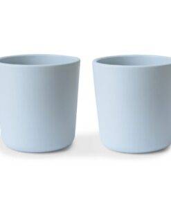Mushie Kubeczki dla dzieci 225 ml 2-pak Powder Blue